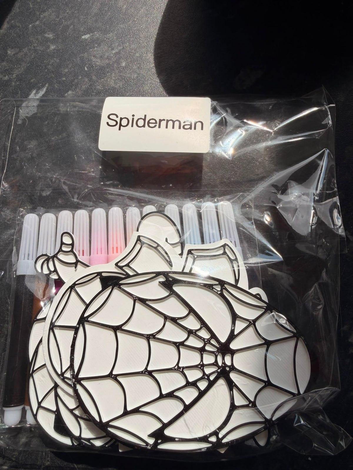 Spider-Man colouring pack