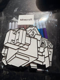 Minecraft colouring pack