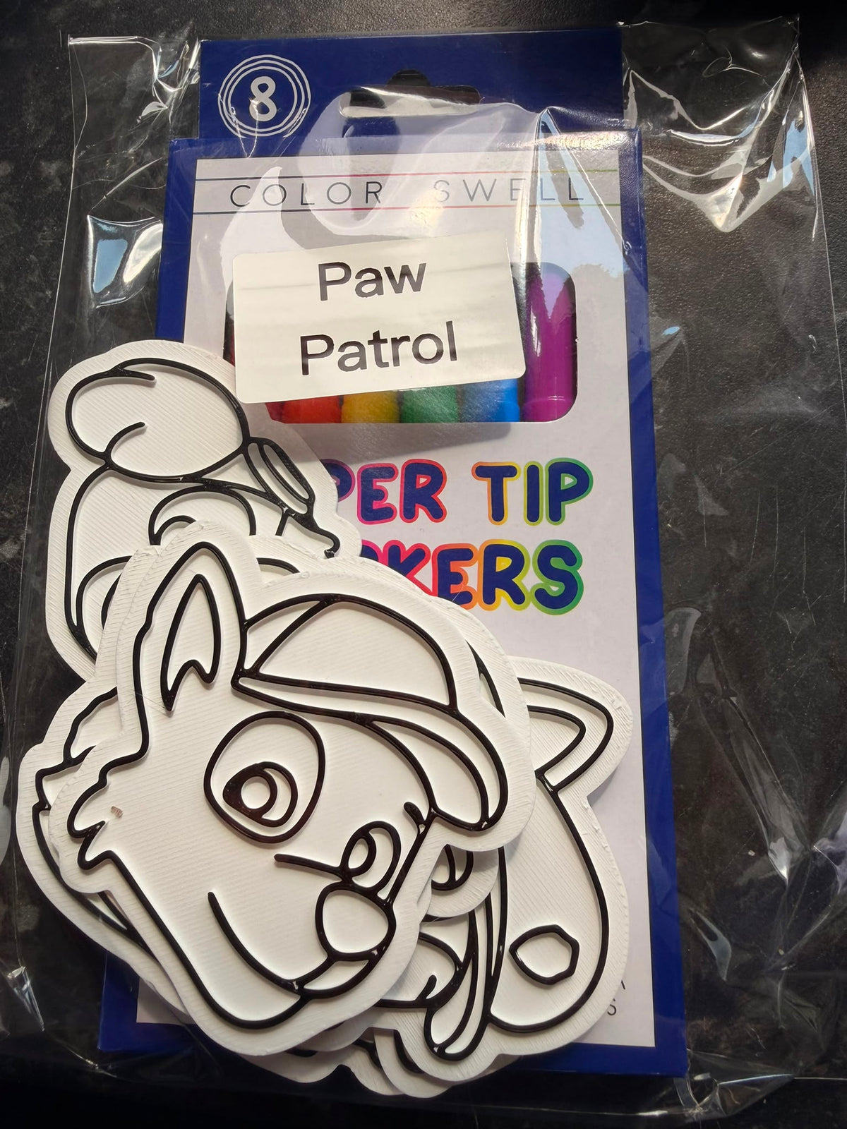 Paw patrol colouring pack